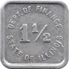 11/2 Mills - Retailers' Occupation Token Illinois