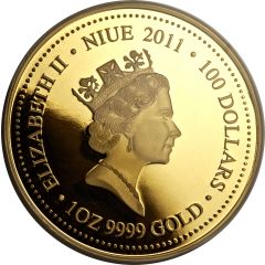 100 Dollars - Elizabeth II Tasmanian Tiger
