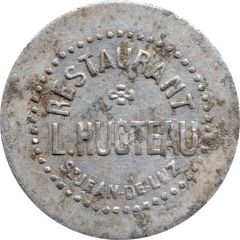 10 centimes - Restaurant L. Hucteau - Saint-Jean-de-Luz [64]