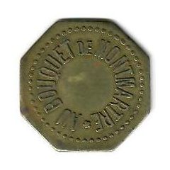 1 Franc - Au Bouquet de Montmartre Paris 75