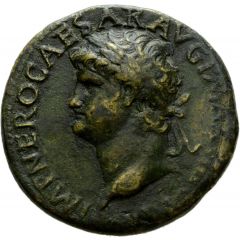 Sestertius - Nero DECVRSIO S C