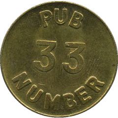 Beer Token - Free Beer Money Pub Number 33