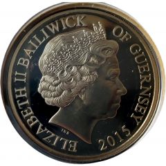 5 pounds - Elizabeth II Winston Churchill in helmet
