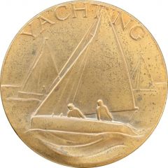 Yachting award medal