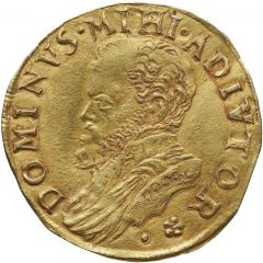 1/2 Gold Real - Philip II mule