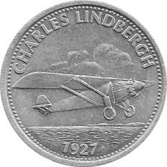 Shell Token - Man in Flight #07 - Charles Lindbergh, 1927