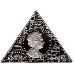 1 Crown - Elizabeth II Tutankhamun - Canopic Coffinette, Silver proof