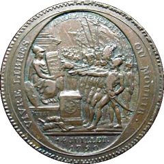 5 Sols Monneron Freres, 2nd type