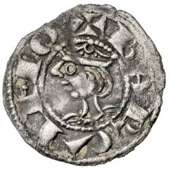 Denier - James I Barcelona, long neck