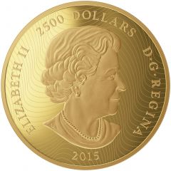 2500 Dollars - Elizabeth II Maple Leaf Forever
