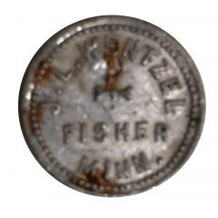 5 Cents - J.L. Wentzel Fisher, Minnesota