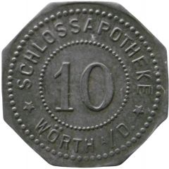 10 Pfennig - Wörth an der Donau Schlossapotheke