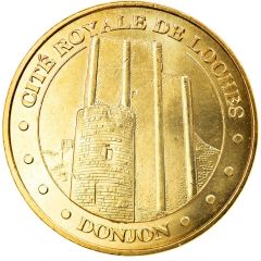 Jeton Touristique - Monnaie de Paris - Loches - Cité Royale - Donjon