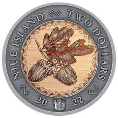 2 Dollars - Elizabeth II Stelmužė Oak