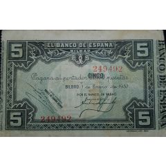 5 Pesetas Banco de España - Bilbao