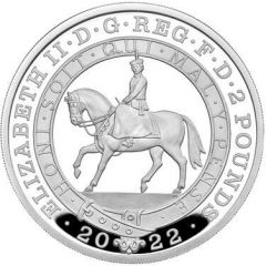 2 Pounds - Elizabeth II Platinum Jubilee, Silver Proof