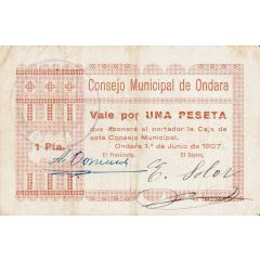 1 Peseta Ondara