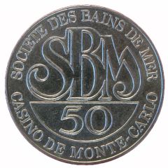50 francs - Casino de Monte-Carlo