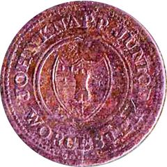 1/2 Penny Worcestershire - Worcester / J. Knapp Jnr