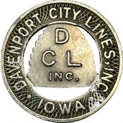 1 Fare - Davenport City Lines Inc. Iowa