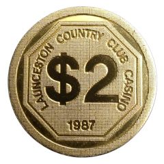 Token/Chip - 2 Dollars - Launceston Country Club Casino Chip