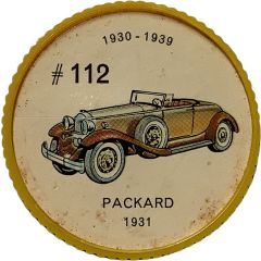 Token - Jell-O #112, Packard