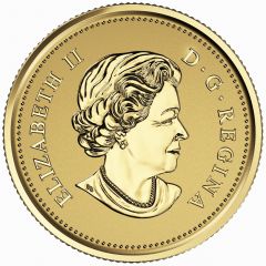 10 Dollars - Elizabeth II Maple leaves and 4th Effigy