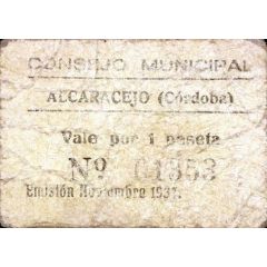 1 Peseta Alcaracejo