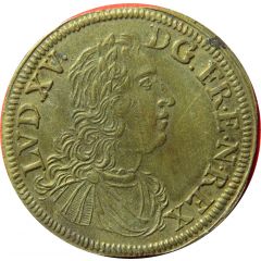 Counter Token - Louis XV DIVINIS IN REGNA VOCAMVR AVSPICIS