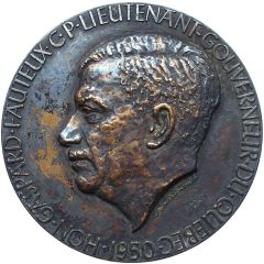 Medal - 19th Lieutenant Governor of Quebec Gaspard Fauteux