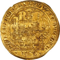 Gold Ecu with Chair - Edward III