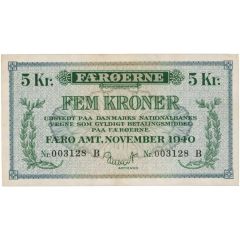 5 Kroner Second emergency issue