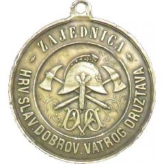 Medal - Union of Croatian-Slavonic fire brigades