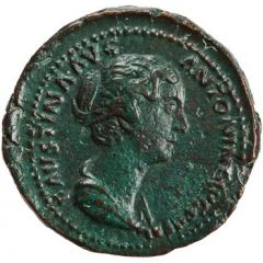 Dupondius - Faustina the Younger VENVS S C, Venus