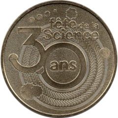 Jeton Touristique - Monnaie de Paris - Fête de la Science - 30 ans