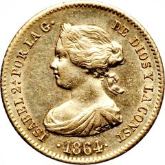 40 Reales - Isabel II