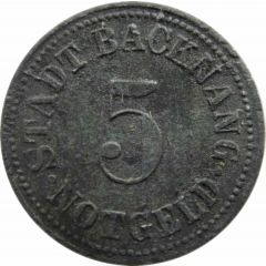 5 Pfennig - Backnang
