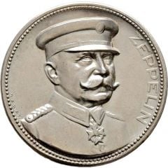 Medal - Graf Ferdinand von Zeppelin and the war use of Zeppelin airships