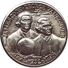 Medal - M.M.H.Q. James Cook / George Vancouver