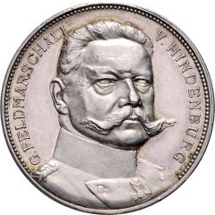 Medal - Field Marshal von Hindenburg and the first World War