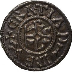 Denier - Charles II / Charles III Chartres mint