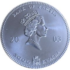 5000 Kwacha Elephant