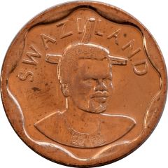 10 Cents - Mswati III 2nd portrait