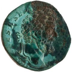 Sestertius - Septimius Severus LIBERAL AVG TR P COS S C, Liberalitas
