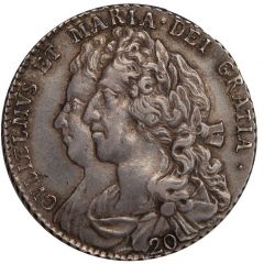 20 Shillings - William and Mary