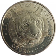 Jeton touristique - Monnaie de Paris - Lisieux - Cerza - Le parc des safaris tigre