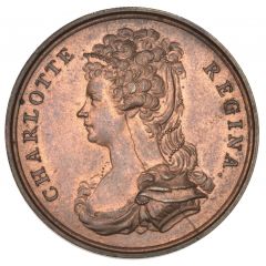 Medalet - George III Royal Wedding, Charlotte, bronze