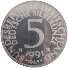 1 oz Silver Deutsche Silberunze - 5 Deutsche Mark