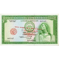 1000 Escudos Overprinted on P#40