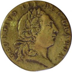 Spade Guinea Gaming Token - George III J. W. REX
